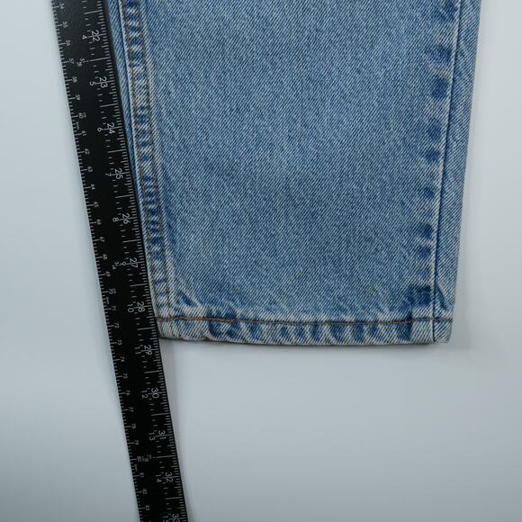 Vtg Levis 551 Jeans 12S (31x28.5) Relaxed Fit Tapered Leg High Rise 1995 USA - Picture 12 of 14